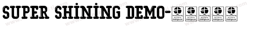 Super Shining Demo字体转换